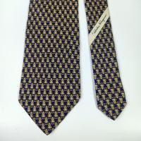 ราคา เนคไท ผ้าไหม มือสอง แบรนด์Salvatore Ferragamo Men's Silk Tie Puppies Design Made in Italy (40822567197)