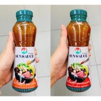 ราคา น้ำจิ้มสุกี้ สูตร เข้มข้น / สูตรพริกกะเหรี่ยง Hot Suki sauce ซันซอส (Sunsauce) 380g dipping shabu grill sauce Sukiyaki (22073619532)