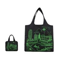 ราคา Huskies Bags ฮัสกี้ส์ กระเป๋าผ้า Tote Bag HK 02-815 BL/GR รุ่น Venicia กระเป๋าถือ (7427670359)