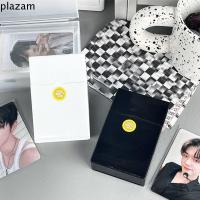 ราคา PLAZAM Photo Card Holder คอนเทนเนอร์,สีดําโปร่งใส Photocardsกล่องเก็บ,แบบพกพาการ์ด Kpop Idol Album (28842269162)