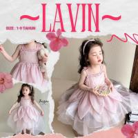 ราคา Jusyco Lovin Dusty Pink Party Kids Dress / ชุดเดรสงานเลี้ยงวันเกิดของเด็กผู้หญิงนําเข้า (40422835503)