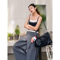 ราคา กระเป๋าขวางหนังแท้สไตล์เรโทร สวมได้ทั้งบนบ่าและไหล่ สำหรับผู้หญิง (40710370583)