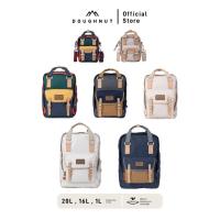 ราคา DOUGHNUT รุ่น Macaroon Happy Camper Series กระเป๋าเป้โดนัท สารพัดช่องจัดเก็บ สายสะพายบุนวม อะไหล่หนังแท้ ทนทาน ของแท้ (27736929557)