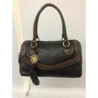 ราคา กระเป๋ามือสอง ANNE KLEIN NEW YORK ทรงหมอน หนังสีน้ำตาลอะดเมึ อะไหล่ทองเหลือง ขนาด 10 นิ้ว พร้อมส่ง (22082433637)