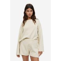 ราคา H&M(เอชแอนด์เอ็ม) กางเกงขาสั้นถักอย่างดี ผู้หญิง 1164493_1 (27521387008)