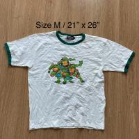 ราคา เสื้อยืด มือสอง Ninja Turtles นินจาเต่า Nickelodeon ของแท้ ญี่ปุ่น (28763624033)
