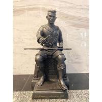 ราคา พระนเรศวรมหาราช หน้าตัก9นิ้ว เนื้อทองเหลืองรมดำ (19216706100)