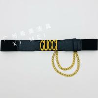 ราคา Gucci2000 สุภาพสตรีเข็มขัด Retro โลหะหัวเข็มขัดสลิงโซ่ Elastic Girdle ตกแต่งกระโปรงเข็มขัด 3 (26512168825)