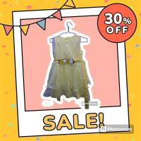 ราคา ชุดราตรีเด็กลายดอกเดซี่สีขาว (28152229273)