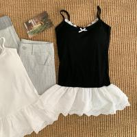 ราคา Zinnia/Elastic บราผ้าฝ้ายแต่งขอบลูกไม้ปักฉลุ (โฟมทึบ) 2506 (28830989213)