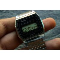 ราคา นาฬิกา Vintage มือสองญี่ปุ่น Casio 155 B819 Digital ผู้ชาย กรอบเงิน NOS New old Stock never USE ใช้งานได้ปกติ สภาพดี (15046900809)