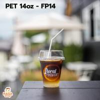 ราคา [FP14-0100] แก้วพลาสติกใส เนื้อ PET 14oz บรรจุ 100 ใบ รุ่นหนา ยี่ห้อ FPC (6153546564)