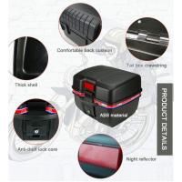 ราคา กล่องเก็บของท้ายรถมอเตอร์ไซค์ สีดำ ความจุ 25 ลิตร ถาดเหล็ก กล่องติดรถ มอเตอร์ไซค์ (6136641871)