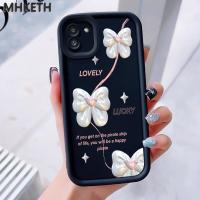 ราคา MHKEID เคสสำหรับ Samsung Galaxy A03 เคสใหม่เคสซิลิโคนติดโบว์ป้องกันโทรศัพท์ตก (42904088871)