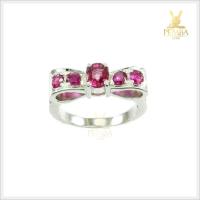ราคา แหวนพิงค์ทัวร์มาลีนแท้ เงินแท้ ชุบทองคำขาว แหวนพลอยแท้ (6377728262)