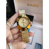 ราคา นาฬิกาผู้ชายระบบควอทซ์ราโด้ เรือนสีทองหน้าปัดสีทอง ขนาดหน้าปัด 39 มิล ตัวเรือนสแตนเลสแท้ (ไม่ลอกไม่ (28267639350)