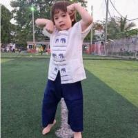 ราคา ชุดพื้นเมืองเด็กผู้ชายล้านนาเชียงใหม่ สีกรมท่า (23905261981)