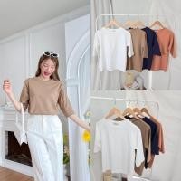 ราคา [ U2 ] WARA เสื้อคอกลมแขนศอก (16855204947)