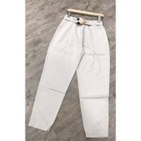 ราคา กางเกงผ้าเอวสูงพร้อมเข็มขัด (29902761001)