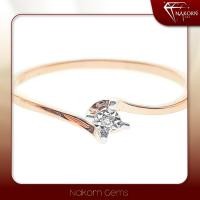 ราคา นคร เจมส์ แหวนเพชรแท้ ทองคำแท้14K(ทอง58.5%)ดีไซน์เพชรsolitaireฝังเพชรแท้ ขายได้ จำนำได้ พร้อมใบรับประกันสินค้า(มีของแถม) (2668618798)