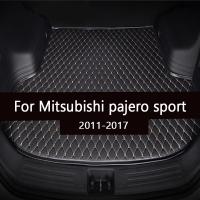 ราคา พรมปูพื้นรถยนต์สําหรับ Mitsubishi pajero sport 2011-2017 cargo liner พรมภายในอุปกรณ์เสริมฝาครอบ (29440898556)