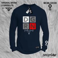 ราคา เสื้อยืดแขนยาวต้นฉบับ D-GREEN ยี่ห้อ/เสื้อยืดไวรัส/เสื้อยืด Ariel/เสื้อยืด Bandung Distro 8 (28073041741)