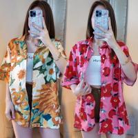 ราคา เสื้อฮาวาย เสื้อเชิ้ตสงกรานต์ลายดอกรวม 9 ลาย hawaii สไตล์เกาหลี พร้อมจัดส่งในไทย (29930040461)