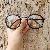 ราคา แว่นวินเทจ กรอบแว่นสายตา แว่นชินตา รุ่น Alex B กรอบทรงกลมมน สีดำ เลนส์ใส การออกแบบมีเอกลักษณ์ วินเทจ นำไปตัดเลนส์สายตา (5279408579)
