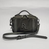 ราคา กระเป๋ามือสอง - Crossbody เเบรนด์ RhizLiza สีเทาเข้ม หนังผสมผ้า (4955596935)