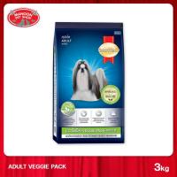 ราคา SMARTHEART VEGGIE PACK 3kg. สมาร์ทฮาร์ท เวจจี้แพ็ค สูตรเจ อาหารสำหรับสุนัขทุกสายพันธุ์ (1675722671)
