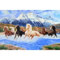 ราคา ภาพวาดม้า8ตัว ภาพมงคล ภาพวาดเสริมฮวงจุ้ย ภาพวาดสีอะคริลิคบนผ้าใบ 60x90 ซม. ภาพวาดต้นฉบับ (20576507526)