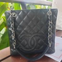 ราคา Chanel pst cavier อะไหล่เงิน holo13 สภาพยังดี ทรงยังดี แท้100% ไม่มีการด์ (4836799023)