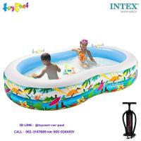 ราคา Intex สระน้ำ เป่าลม พาราไดซ์ 2.62x1.60x0.46 ม. รุ่น 56490 + ที่สูบลม ดับเบิ้ลควิ๊ก ทรี (8749299660)