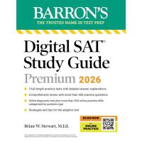 ราคา หนังสือ DIGITAL SAT STUDY GUIDE PREMIUM, 2026: PRACTICE TESTS+COMPREHENSIVE REVIEW+ONLINE PRACTICE - 9781506297637 (42619927470)