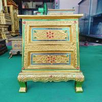 ราคา ตู้บริจาค ตู้รับบริจาค ปิดทอง แบบบานทึบ ขนาดกว้าง 41 x ลึก 26 x สูง 47 ซม. ออกแบบสวยงาม ปราณีต แข็งแรง ทนทาน (22922982279)