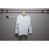 ราคา เสื้อแขนยาวสีขาว ไซส์ S-4XL (472073075)