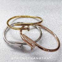 ราคา กำไลตะปูฝังเพชร กำไลข้อมือตะปู (4876407947)