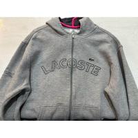 ราคา แจ็คเก็ตฮู้ดดี้ ลาคอส สีเทาอ่อน hoodie Jacket Lacoste Size 4 (M) (26831445870)