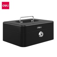 ราคา Deli กล่องเหล็กเก็บเงิน เซฟหิ้ว กันไฟ กล่องเซฟ อเนกประสงค์ มีหูหิ้ว พร้อมกุญแจ ล็อครหัส Cash Box (23444904973)