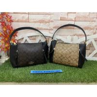 ราคา COACH แท้ % กระเป๋าสะพาย COACH 1600 SMALL MARLON SHOULDER BAG IN SIGNATURE CANVAS (12725832020)