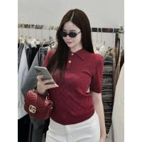 ราคา เสื้อกันหนาวผู้หญิง เสื้อสเวตเตอร์คอปกเปิดลงลาย LV มาตรฐาน QCCC Hot 2025 - Quynh Mai Store (27240474636)