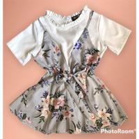 ราคา เสื้อลายดอก สีเทา แบรนด์ Triple F (10655361265)