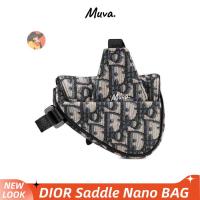 ราคา ดิออร์Dior NANO Men/Saddle Bag ผู้ชาย/กระเป๋าข้าง/กระเป๋าสะพายข้าง/กระเป๋าสะพายข้าง/Mini 1 (29807305119)