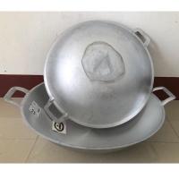 ราคา กระทะ กระทะอลูมิเนียม กระทะ2หูกลึงอลูมิเนียม (ขัดเงา) (รุ่นหนา) ขนาด 18/20/22/24 นิ้ว (ตราจระเข้ ศรคู่/หัวม้า) (28466404390)