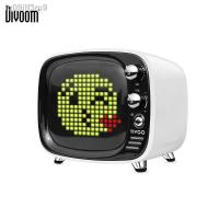 ราคา Divoom Tivoo Portable Wireless Bluetooth speaker LED Clock Smart Alarm Clock (14698707168)