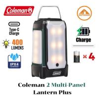 ราคา Coleman 2 Multi-Panel Lantern Plus #Green ตะเกียงไฟฉาย LED อเนกประสงค์ แบบชาร์จไฟและใส่ถ่านได้ (26083193377)