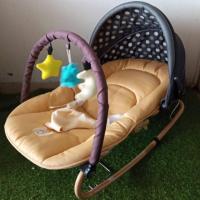 ราคา เปลโยกใหญ่ KATOJI สีน้ำตาลทอง สภาพสวย 90% (2905997670)