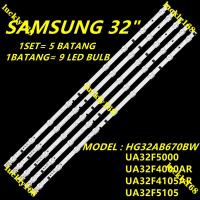 ราคา ใหม่ แบ็คไลท์ทีวี LED HG32AB670BW UA32F5000 UA32F4000AR UA32F4105AR UA32F5105 SAMSUNG 32 นิ้ว HG32AB670 UA32F4000 1 ชุด (21179828415)