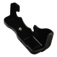 ราคา เคสกล้อง Fujifilm X-H1 ฮาฟเคส เคส หนัง กระเป๋ากล้อง อุปกรณ์กล้อง เคสกันกระแทก - PU Leather Camera Half Case Bag XH1 (42767057622)