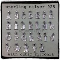 ราคา จี้ตัวอักษร ภาษาอังกฤษ U-Z เงินแท้ ฝังเพชรสังเคราะห์(CZ) (1356575849)
